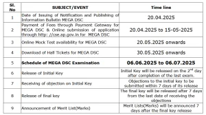 mega dsc